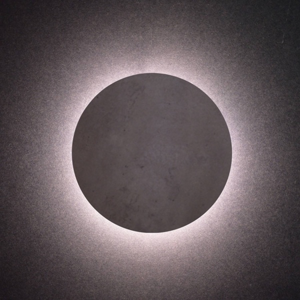 LED Φωτιστικό Eclipse Τσιμέντο | Στρογγυλό Φωτιστικό Τοίχου & Οροφής Δ=40εκ, Δ=22εκ, Δ=14εκ, Δ=31εκ