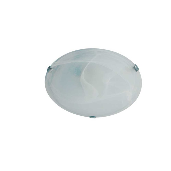 Πλαφονιέρα Οροφής Φωτιστικό HL-77-2098 Γυαλί-Κρύσταλλο Χρώμιο 50x50x10