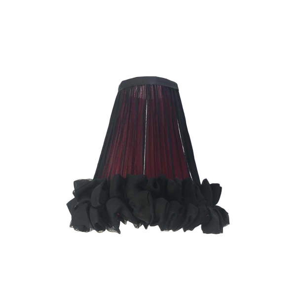 Καπέλο Αμπαζούρ Cabaret Ε14 | Κόκκινο Μαύρο