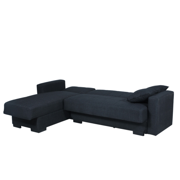 Καναπές κρεβάτι γωνιακός 236χ150χ78 MIRA ύφασμα VISION K.GRI