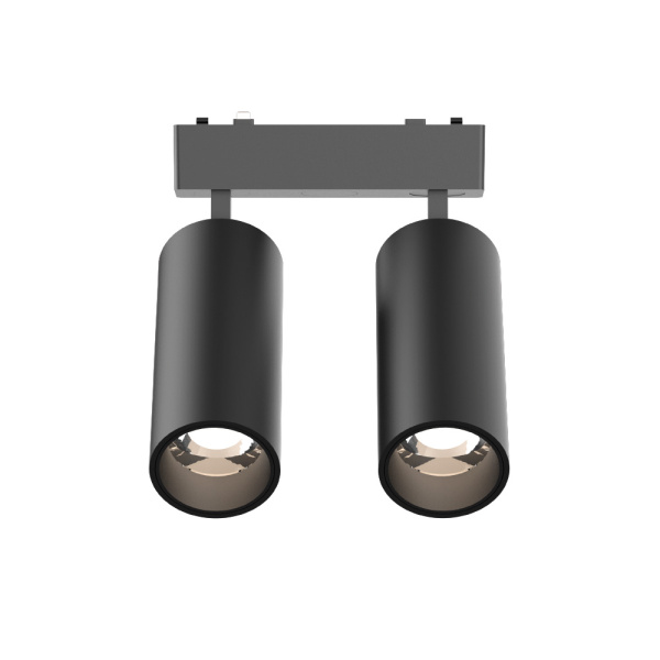 InLight Φωτιστικό LED 2x9W 3CCT για Ultra-Thin μαγνητική ράγα σε μαύρη απόχρωση D:16cmX4,4cm (T05205-BL)