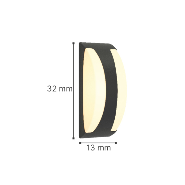 it-Lighting Wildwood - E27 Outdoor Wall Lamp in  White Color (80203624)